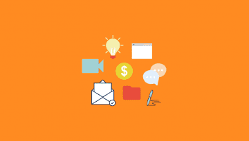 money and email icons